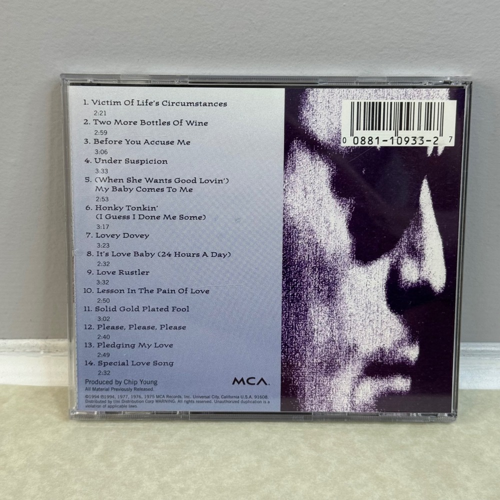 Delbert McClinton: Honky Tonk N Blues (CD 1994 MCA‎ Records) Blues Rock, Country - Picture 2 of 4